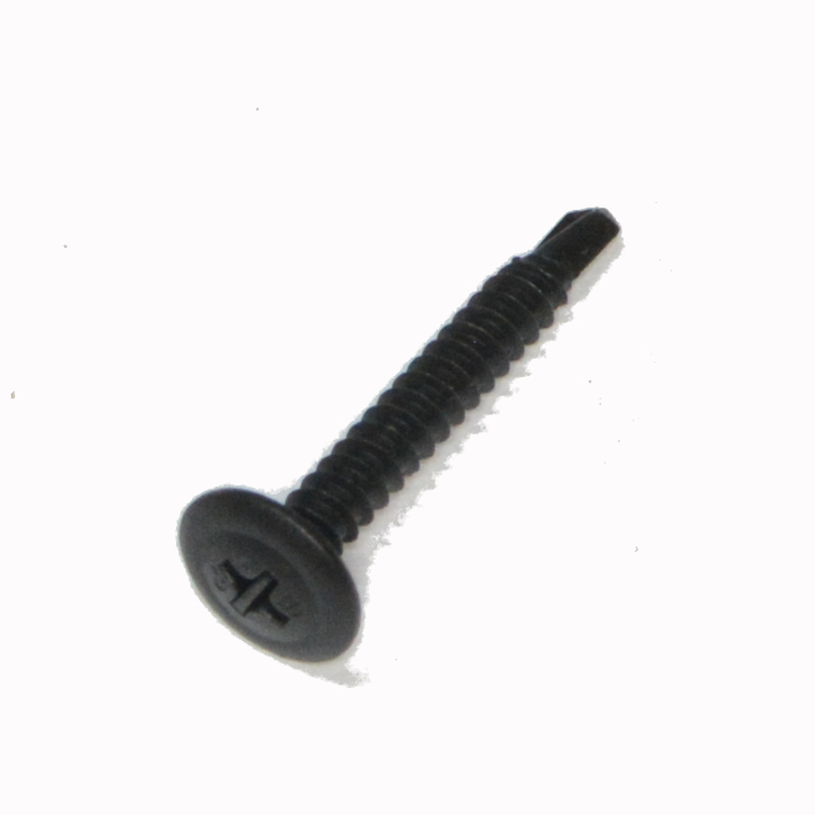 Modified Truss Head Phillips Drive Self Drilling Screw #8 X 1/2 Black Phosphate
