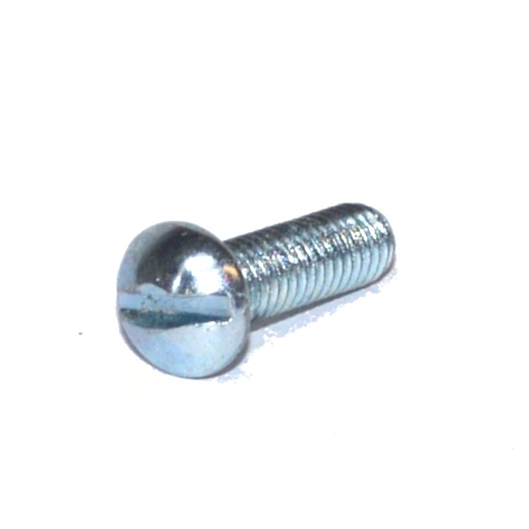 Round Head Slotted Machine Screw #4-40 X 1/2  Zinc Plated