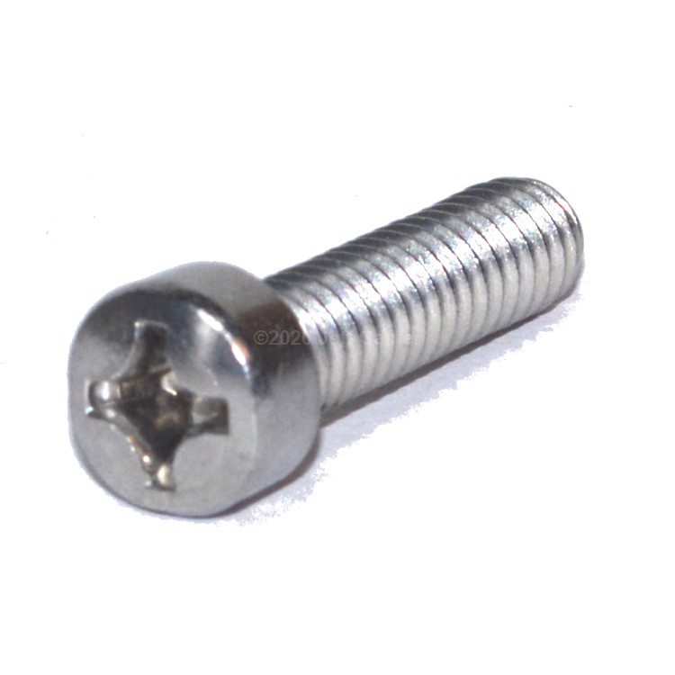 Fillister Head Phillips Machine Screw 1/4-20 X 1  Zinc Plated