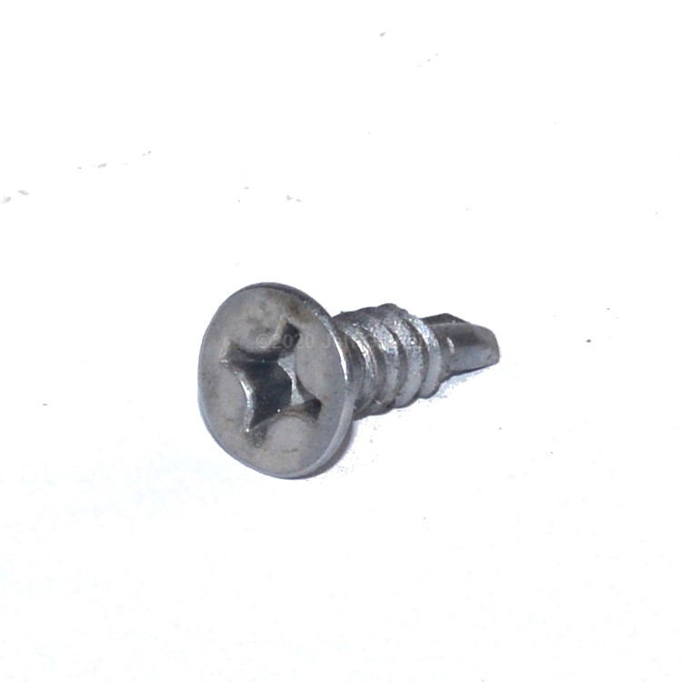 SFTK353 Flat Head Phillips Drive Self Drilling Screw #12-24 X 1 1/2 Type 410 Stainless Steel