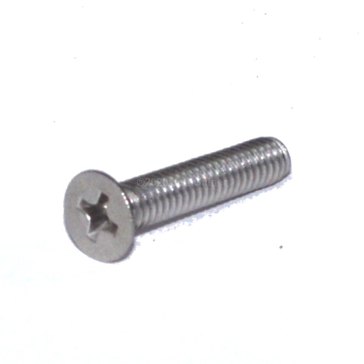 Flat Head Phillips Machine Screw #8-32 X 7/16 100°  Type 304 Stainless Steel