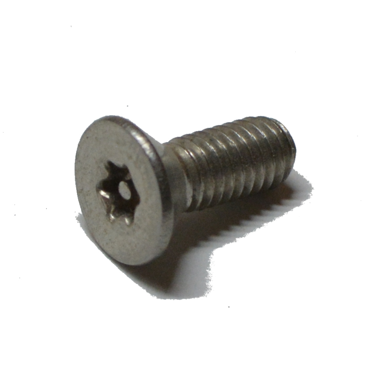 SMF819P Flat Head Torx Machine Screw #10-32 X 1/2  Type 304 Stainless Steel W/ Pin