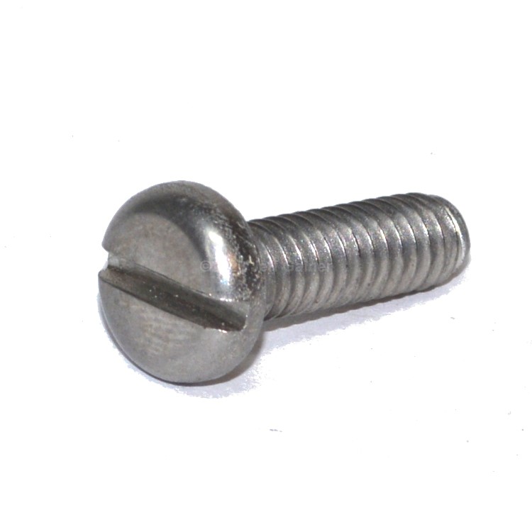 Pan Head Slotted Machine Screw #4-40 X 1/4  Type 304 Stainless Steel