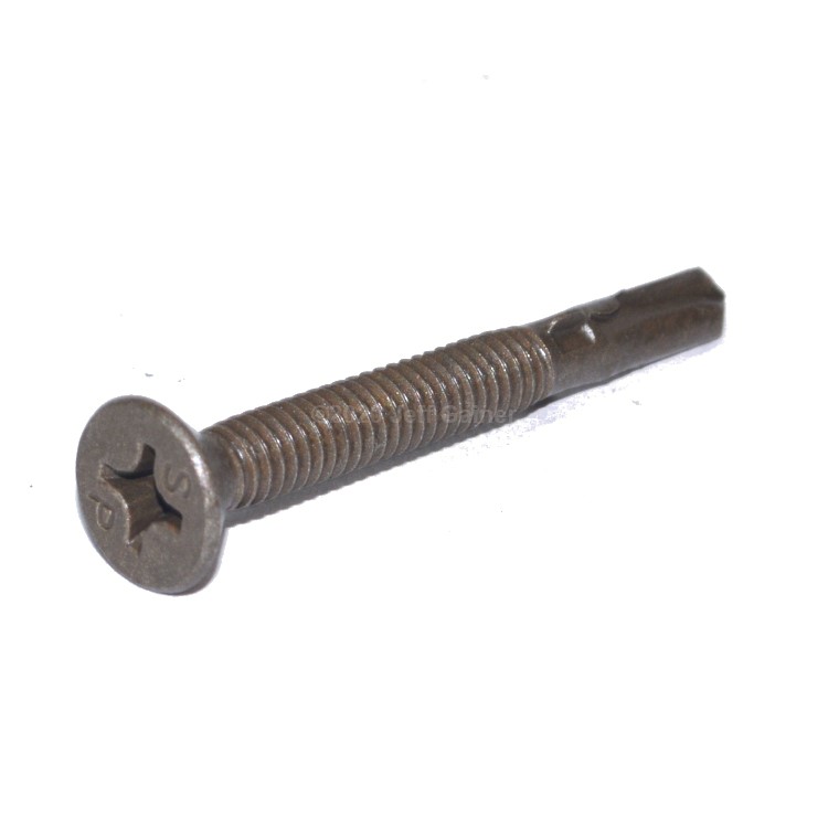 Flat Head Phillips Drive Self Drilling Screw #10 X 2 1/2 WAR Coating