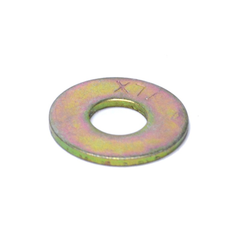 Flat Washer USS 1/4  Grade 8 Yellow Zinc Plated