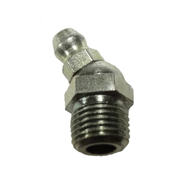 Grease Zerk 30° 1/8 MPT  Yellow Zinc Plated