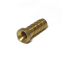 SAE 45° Flare Hose Barb 1/2  Brass