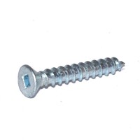 FMSQ794 Flat Head Square Drive Sheet Metal Screw #10 X 1 1/4  Zinc Plated