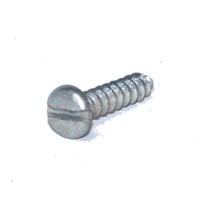 PMS216 Pan Head Slotted Sheet Metal Screw #8 X 1 1/2  Zinc Plated