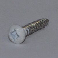 PMSQW714 Pan Head Square Sheet Metal Screw #8 X 1  Zinc Plated