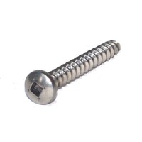 QPMS718 Pan Head Square Drive Sheet Metal Screw #8 X 2  Zinc Plated