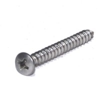 Oval Head Phillips Sheet Metal Screw #6 X 3/4  Type 304 Stainless Steel