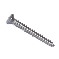 SOMS635 Oval Head Phillips Sheet Metal Screw #6 X 1  Type 304 Stainless Steel