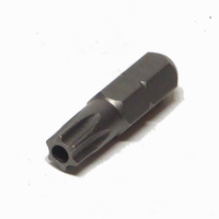 Q0301S Torx Security Bit T15 1/4 Shank W/ Hole