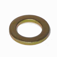 Flat Washer 1 1/8 x 1 3/4 Grade 2 Yellow Zinc Plated